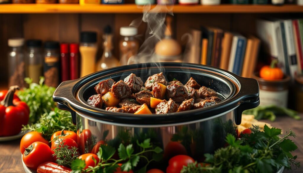 crockpot beef tips