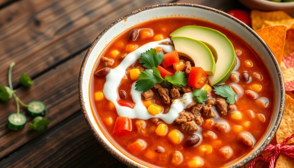 taco soup with ranch dressing