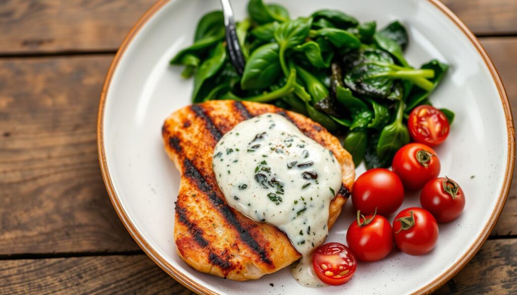 chicken breast and spinach recipes