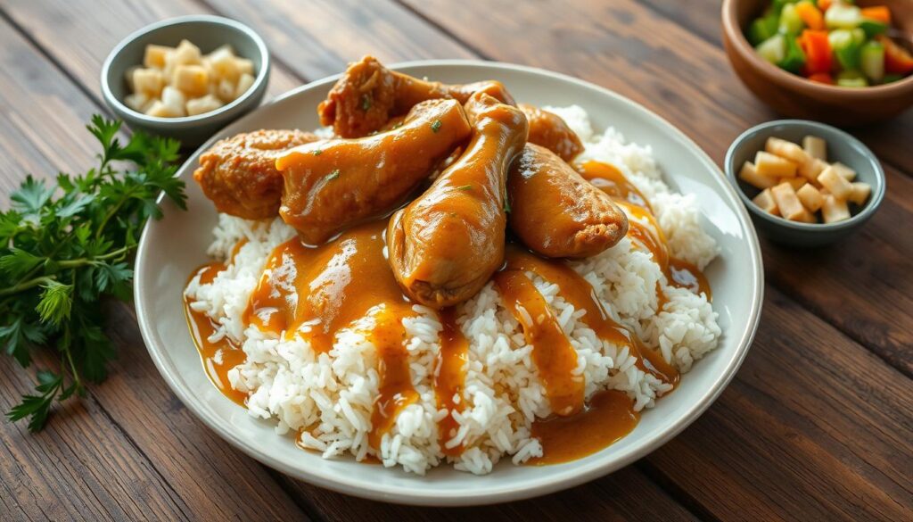 chicken rice gravy recipe