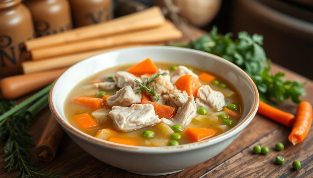 chicken vegetable soup recipe