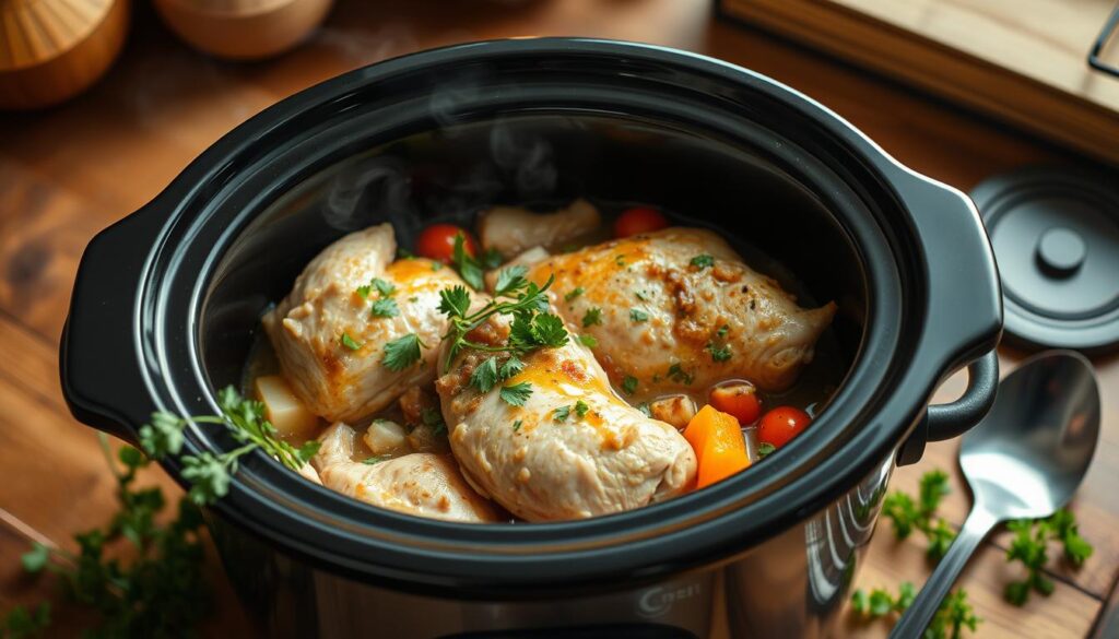 crockpot chicken and dressing recipe